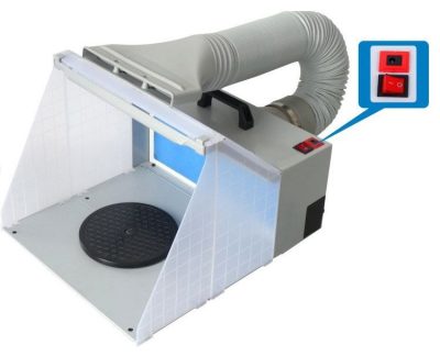 VIGHSE420DC - LED Portable Spray Booth With Exhaust Vent