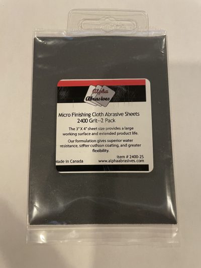 AA24002S - Micro Finishing Sheets (2) - 2400 Grit