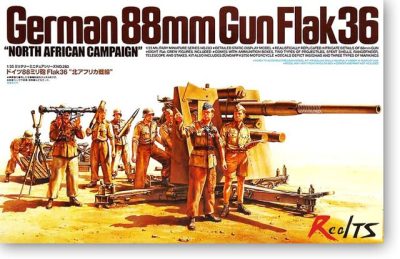 TAM35283 - German 88mm Gun Flak 36 (North Africa) - 1/35