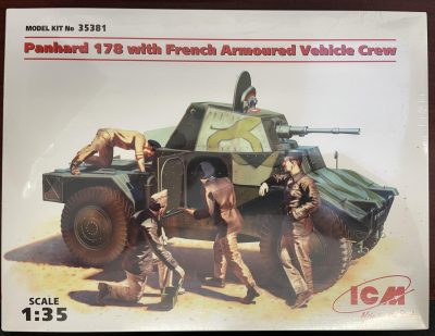ICM35381 – Panhard 178 W/French Armoured Vehicle Crew – 1/35