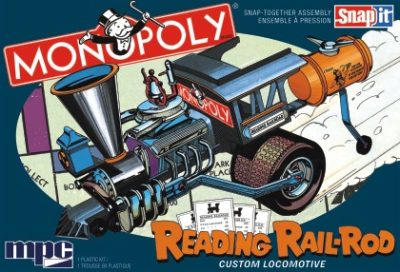 MPC945 – Monopoly Reading Custom Locomotive Rail-Rod – 1/25