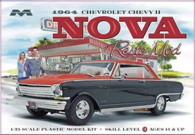 MOE2321  – 1964 Chevrolet Chevy II Nova Resto Mod – 1/25